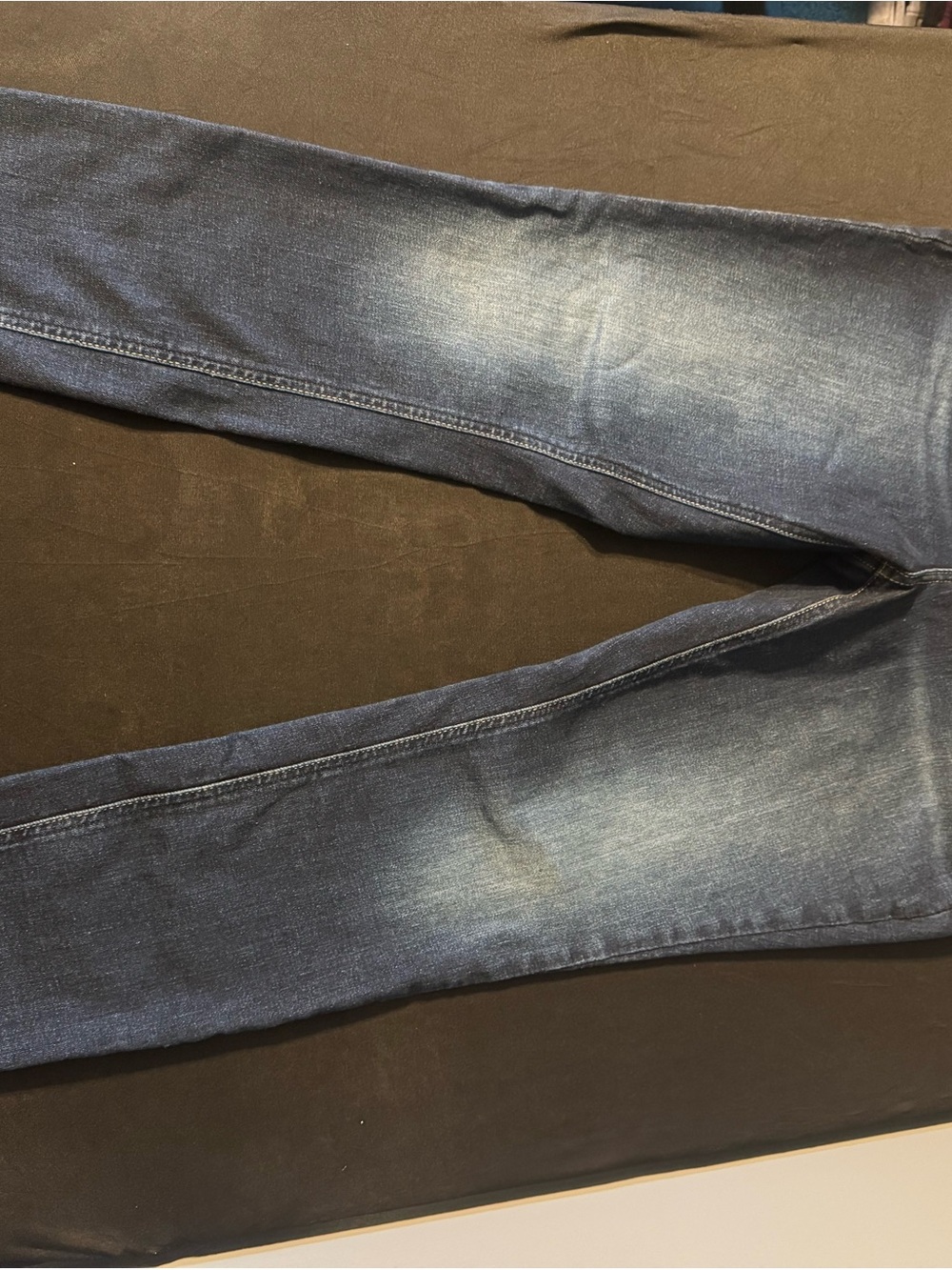 Silver Jeans Men's Skinny Dark Blue Faded Denim